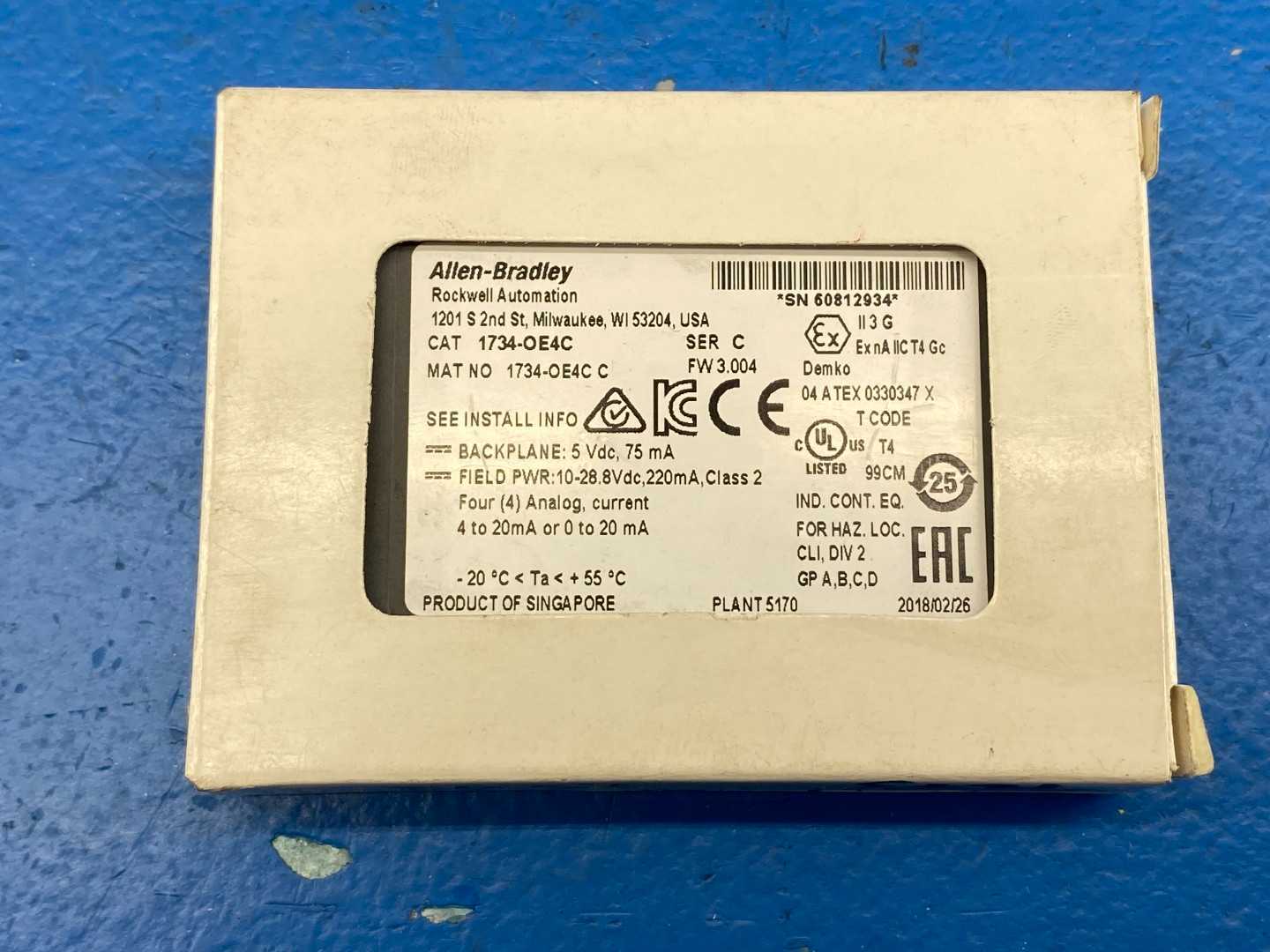 Allen-Bradley 1734-OE4C Analog Output Module