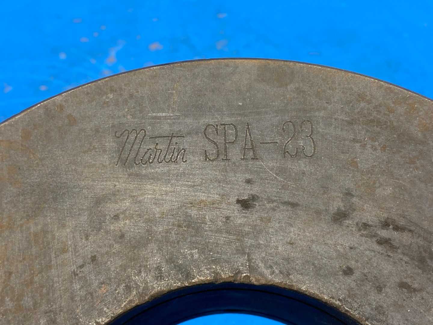 Martin SPA-23 Shear Pin Adapter, Finished Bore size 4.5000 in Flange Diameter 10in