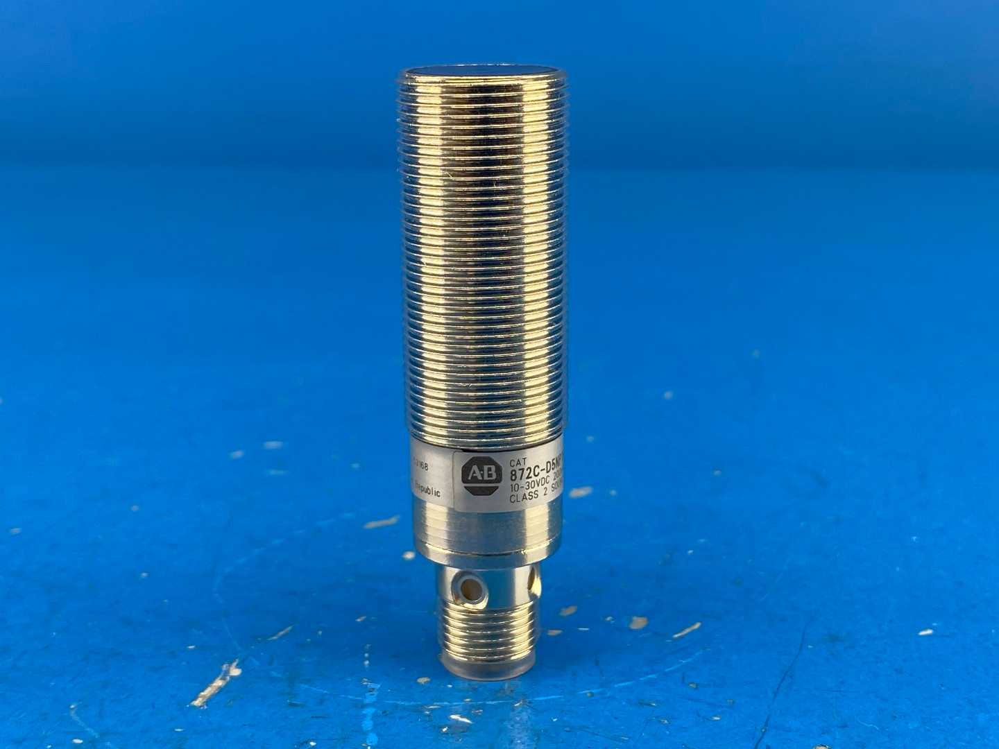 Allen-Bradley 872C-D5NP18-D4, 10-30VDC 200mA Class 2 Source Rod Series E 18 mm Barrel Inductive Proximity Sensor