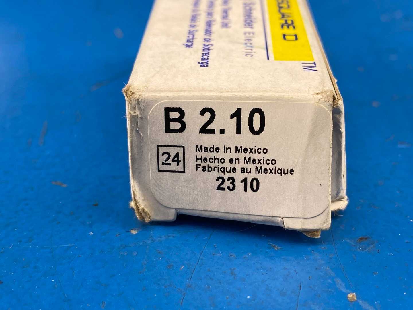 Square D B2.10 Thermal Unit 600V 1.34-1.64A Class 20 Overload Relay