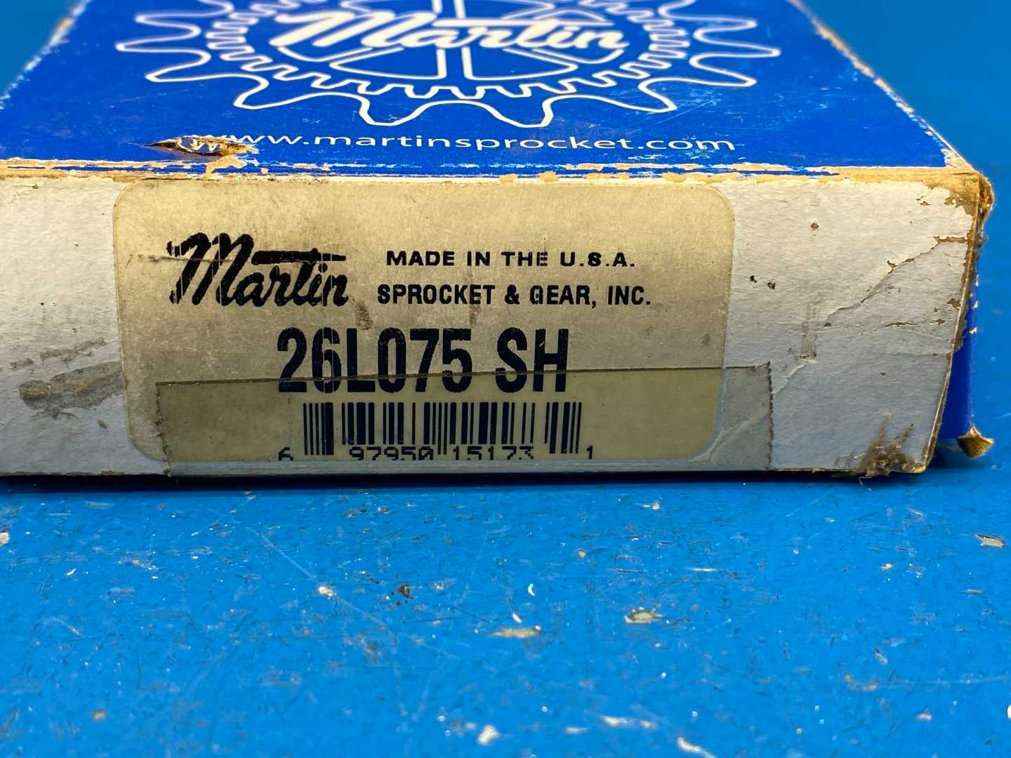Martin 26L075 SH Timing Belt Pulley Bushing Bore Range 1/2-1-11/16" Belt Pitch 0.375" O.D. 3.328"