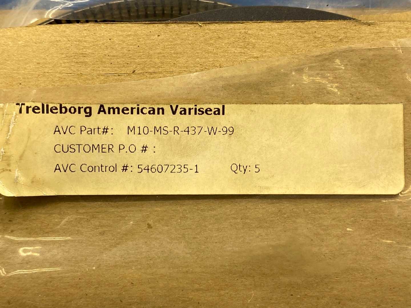 Trelleborg American Variseal, M10-MS-R-437-W-99 Variseal w/ Rotary Seal