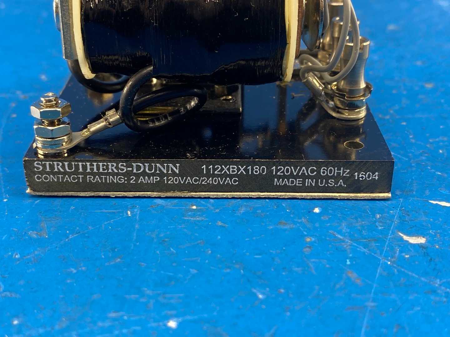 Struthers-Dunn 112XBX180 Low Coil power Sensitive Relay 120VAC Coil DPDT 2A 120/240VAC
