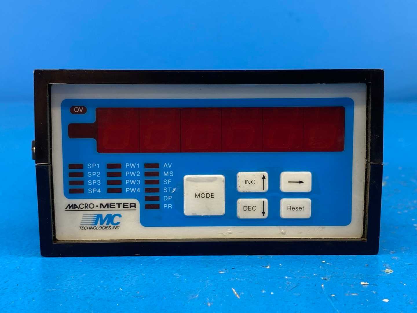 Autotech Controls SMC-M2250-4RN1 Macro Meter – Resolver Decoder, 120V, 4 Relay Outputs