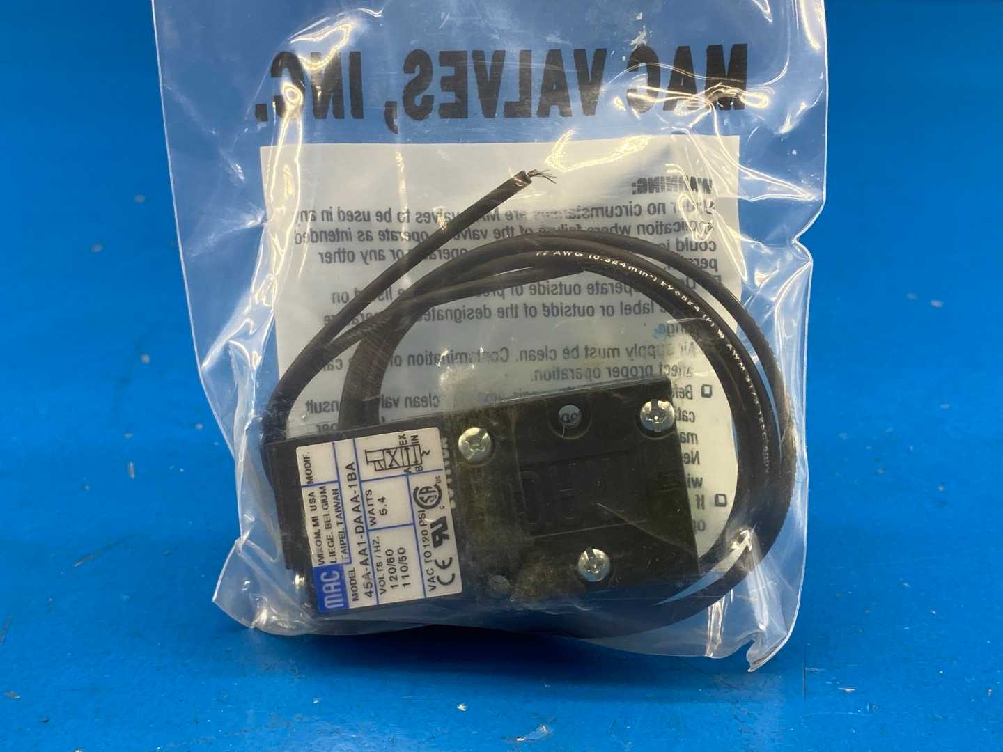 MAC  45A-AA1-DAAA-1BA, 20000 Action Automation & Control 003