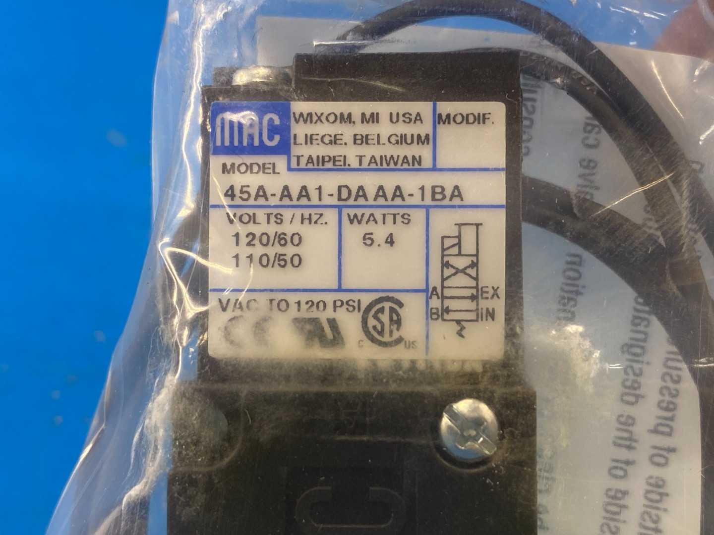 MAC  45A-AA1-DAAA-1BA, 20000 Action Automation & Control 003