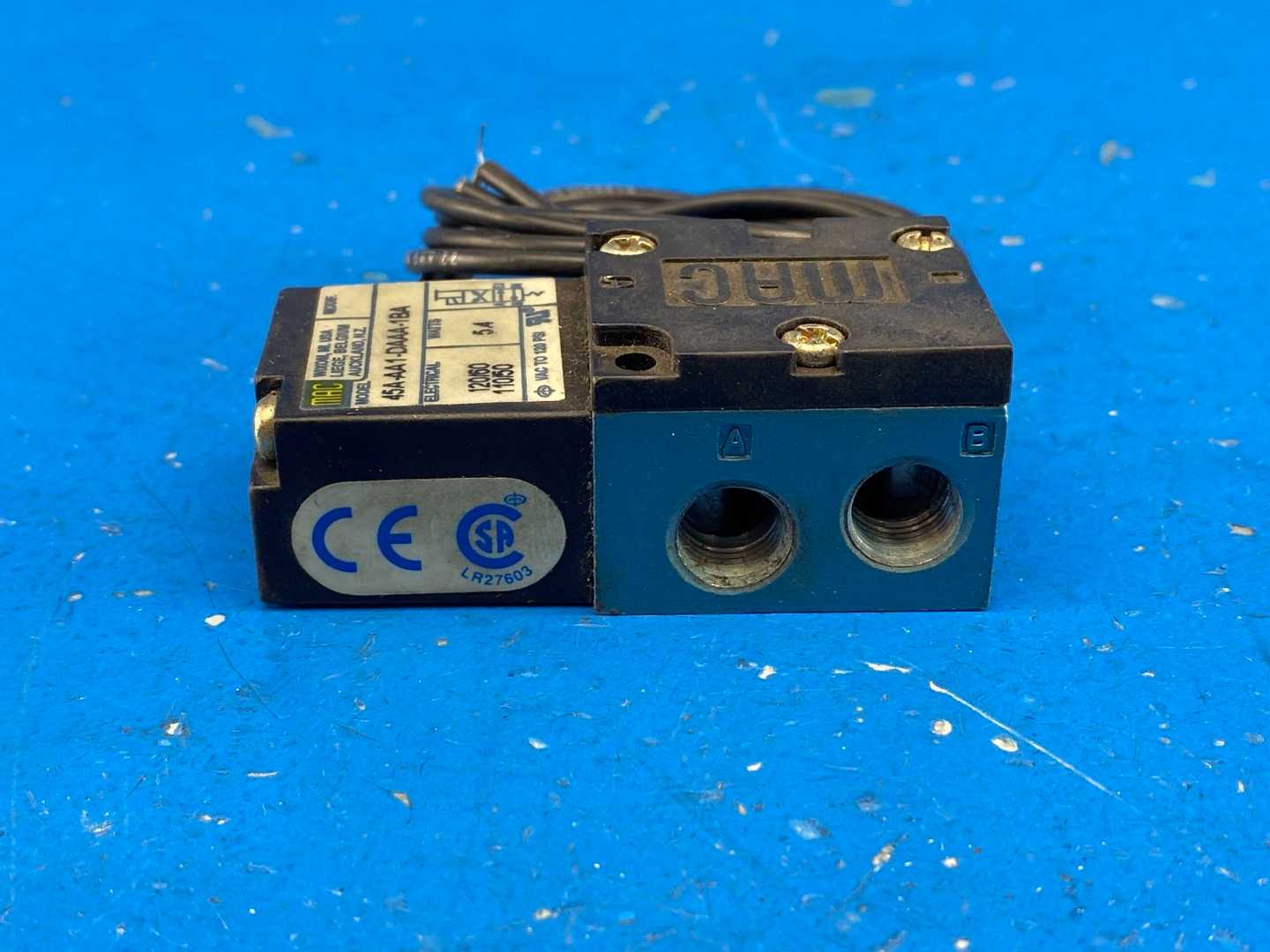 MAC 45A-AA1-DAAA-1BA, 20000 Action Automation & Control 003 (No Box)