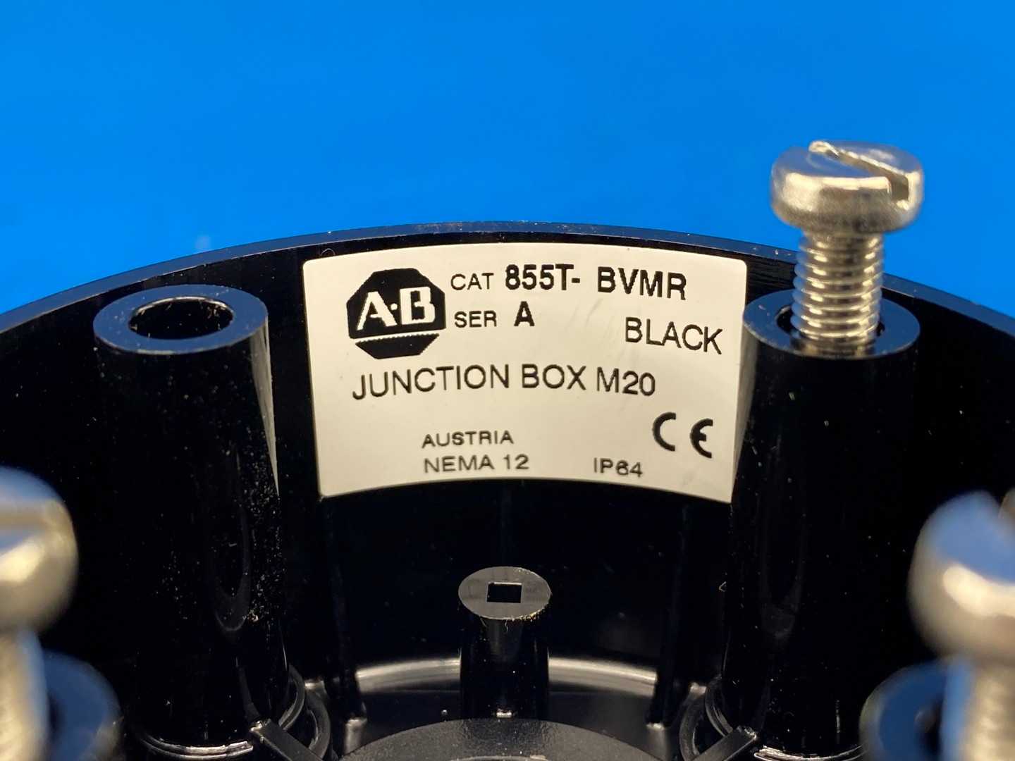 Allen-Bradley 855T-BVMR Junction Box M20 / Vertical Base 70mm Control Tower Light Accessories Black