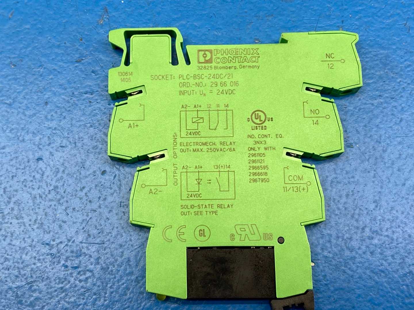 Phoenix Contact PLC-BSC-24DC/21 (2966016) Relay Socket DIN RAIL