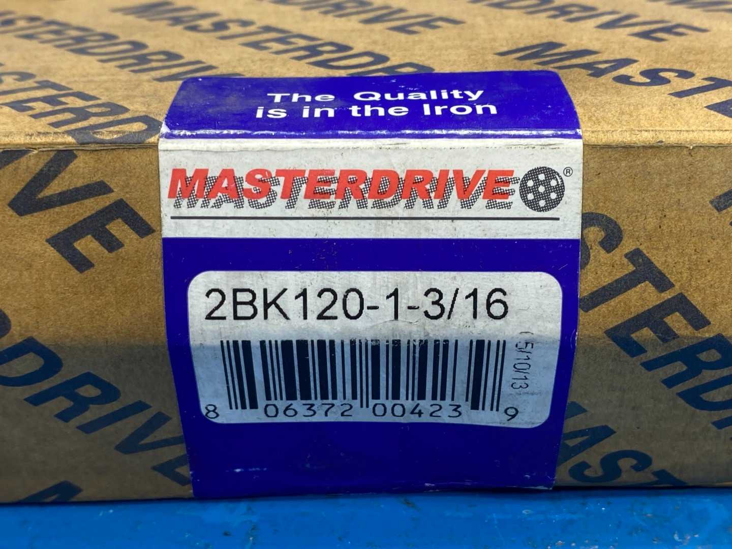 MasterDrive 2BK120-1-3/16 2 Groove Transmission Pulley 1" Bore, 11-3/4" O.D 1