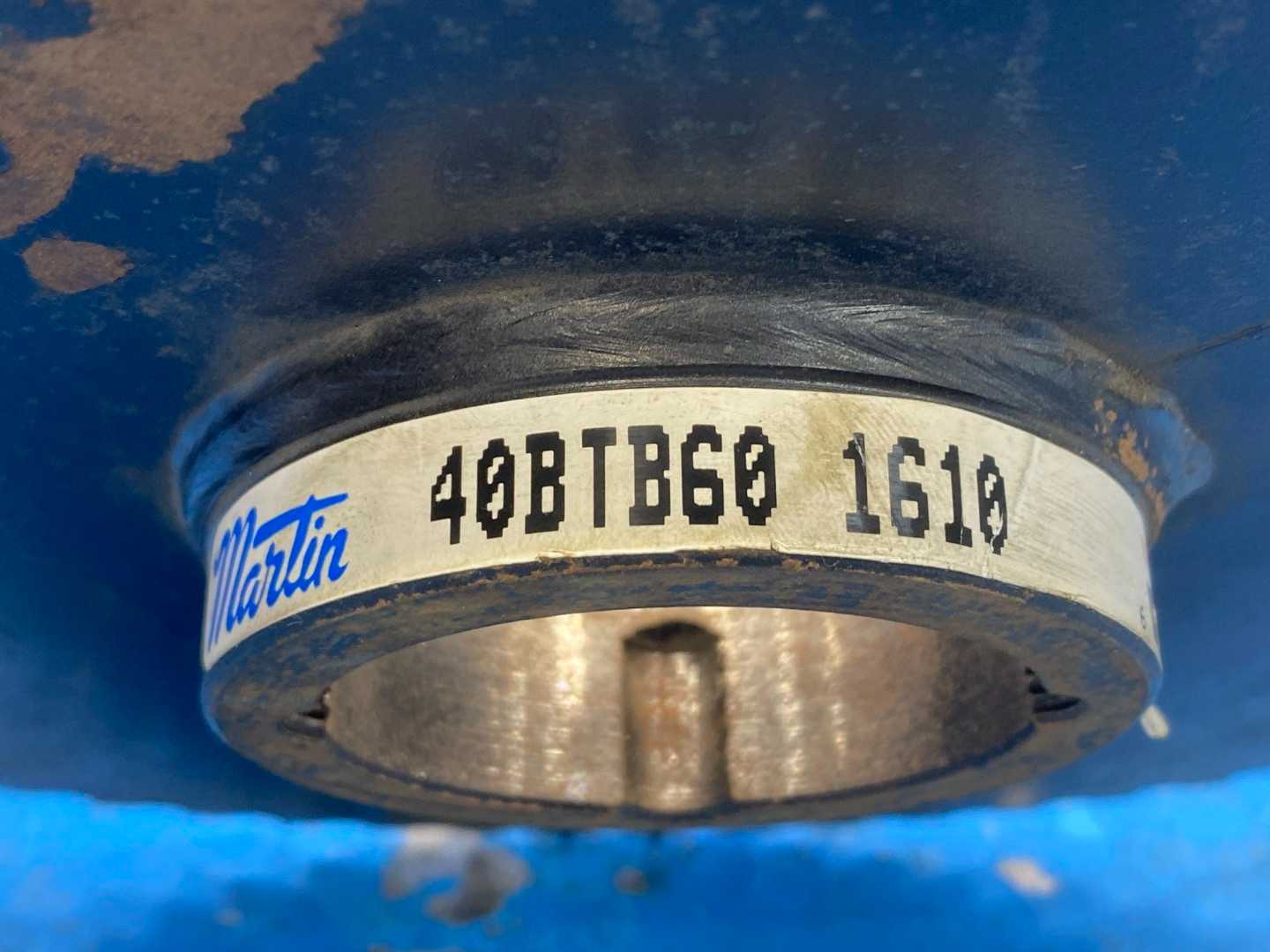Martin 40BTB60 1610 Bushing Bore Roller Chain Sprocket - Taper Locking, 40 / 1/2 in, 60 Teeth