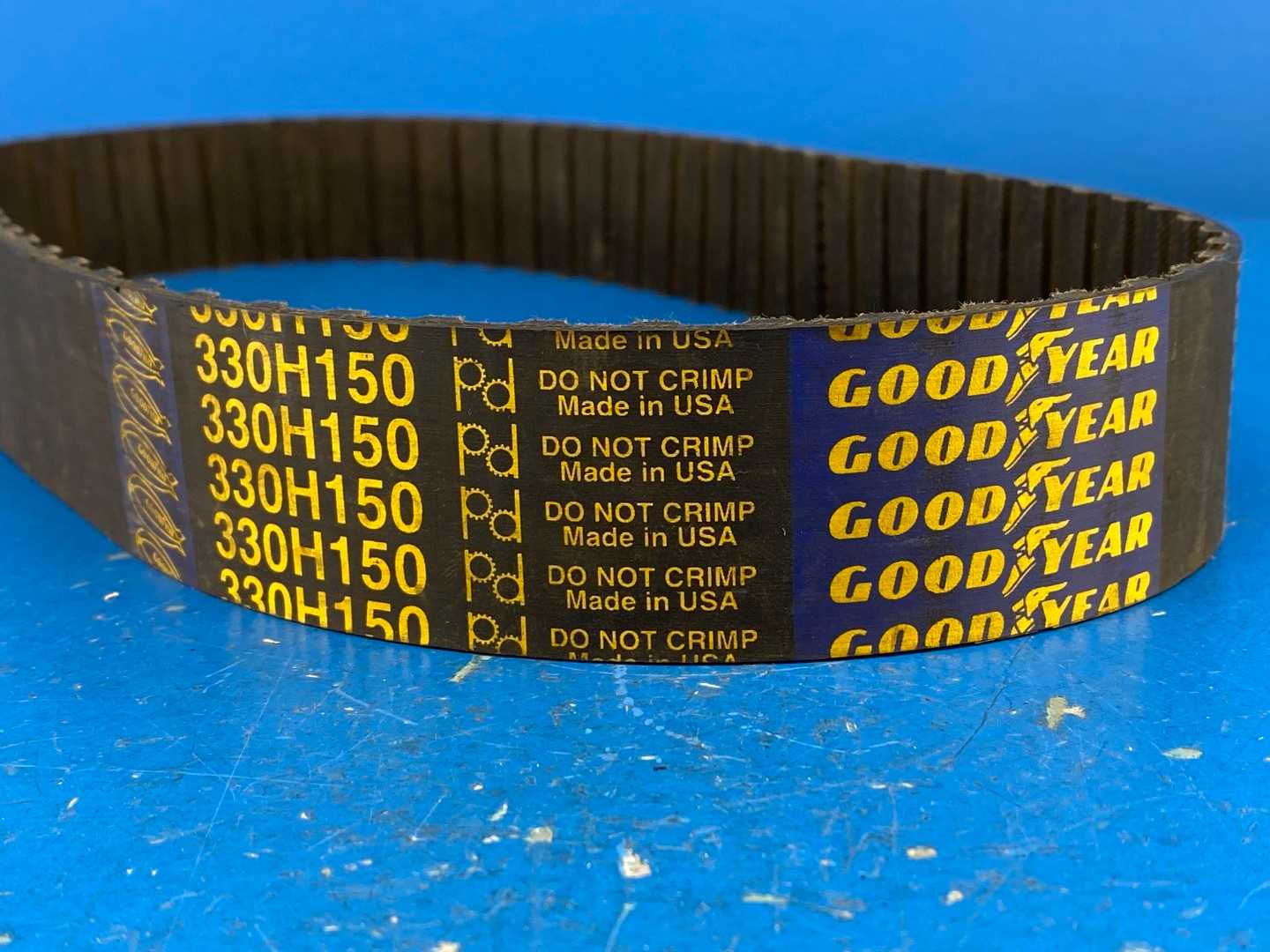 Goodyear 330H150 Industrial Timing Belt 33.00" Length x 1.500" Width x 0.500" Pitch, 66 Teeth