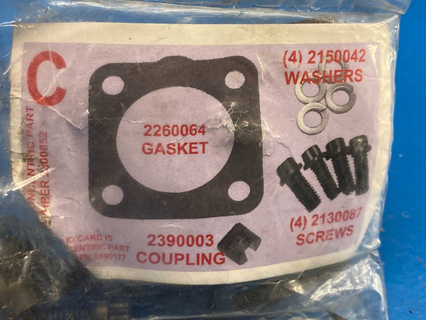 Concentric 046500 Hydraulic Gear Pump, w/ Kit # 2300852