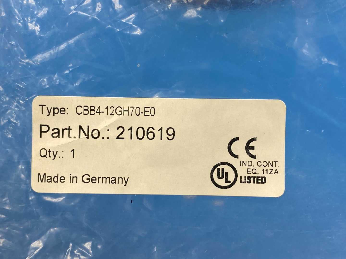 Pepperl+Fuchs CBB4-12GH70-E0 Capacitive Proximity Sensor 4mm 10-30VDC PNP NO IP67