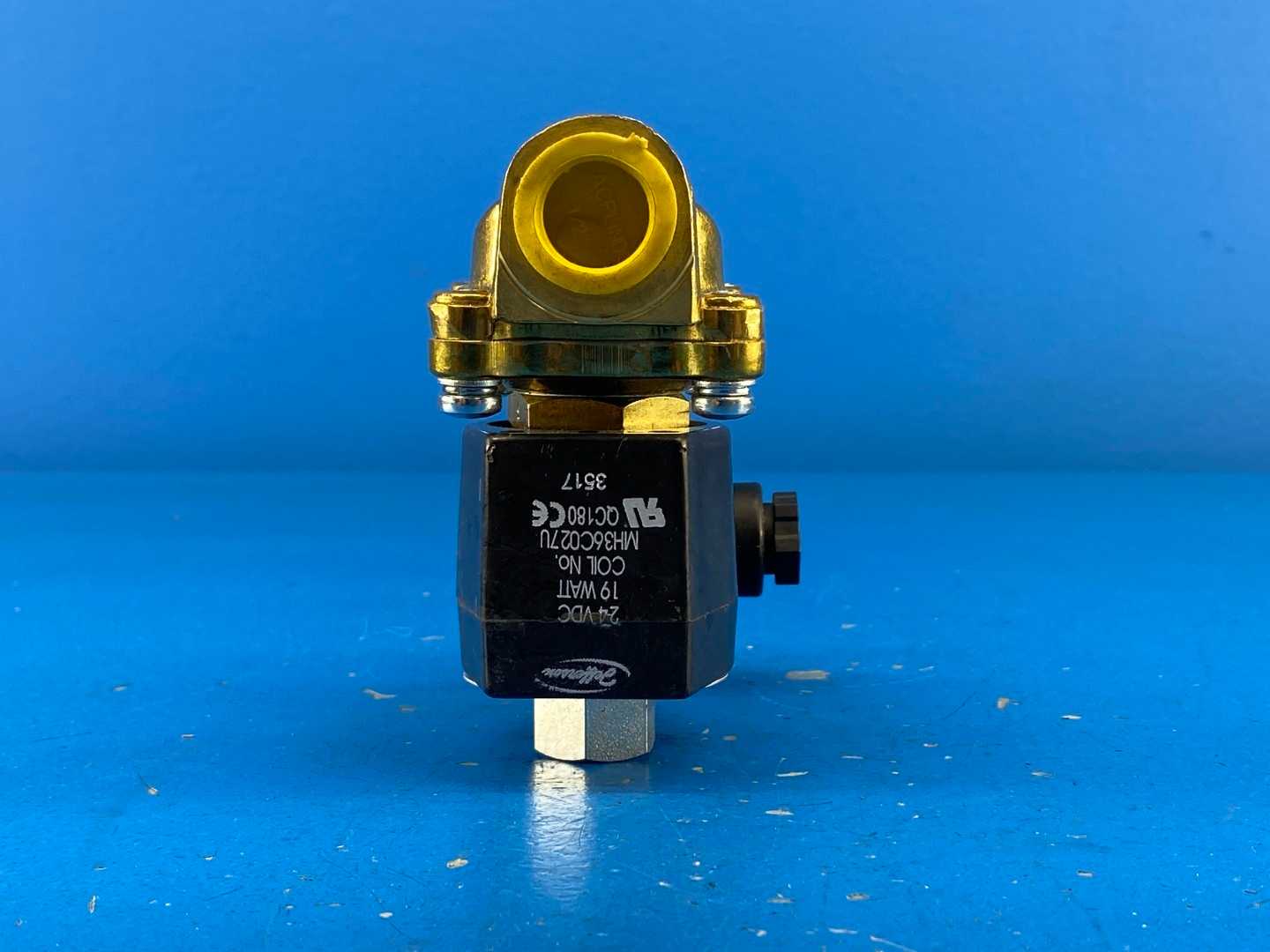 Hoffman 1335BA4INAT, 1/2" NPT 2-Way Solenoid Valve, 24V/DC 1.5 to 100 Max PSI