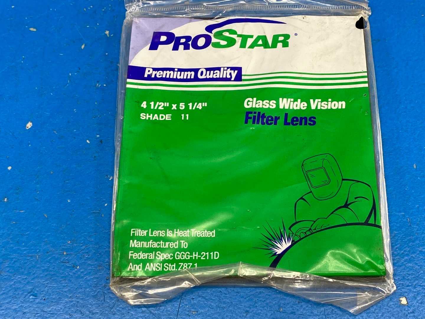 Prostar HWE45411, 4-1/2" x 5-1/4" Shade 11 Glass Wide Vision Filter Lens