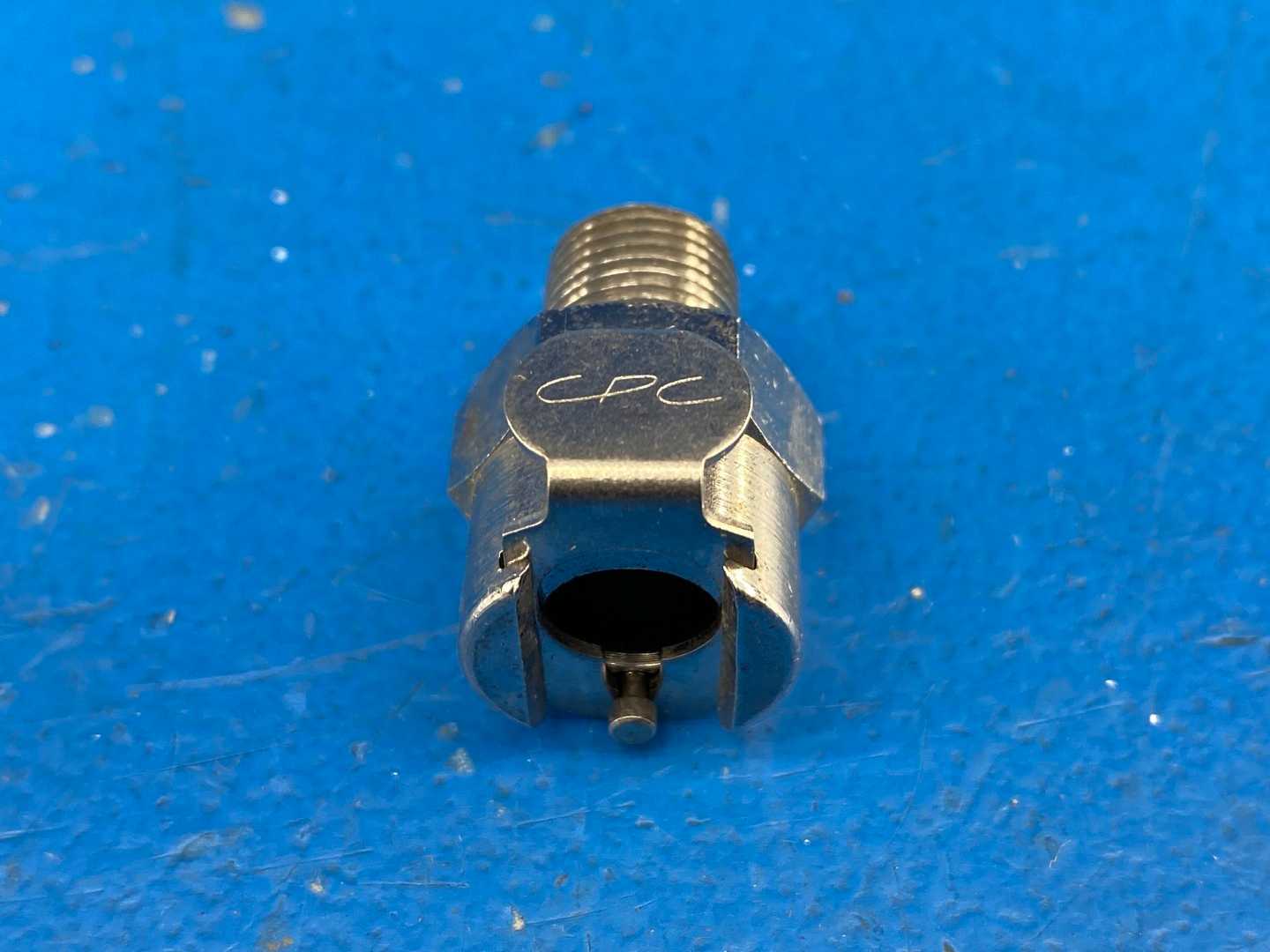 CPC 5/16" Chrome-Plated Brass Coupling Body - Straight Thru