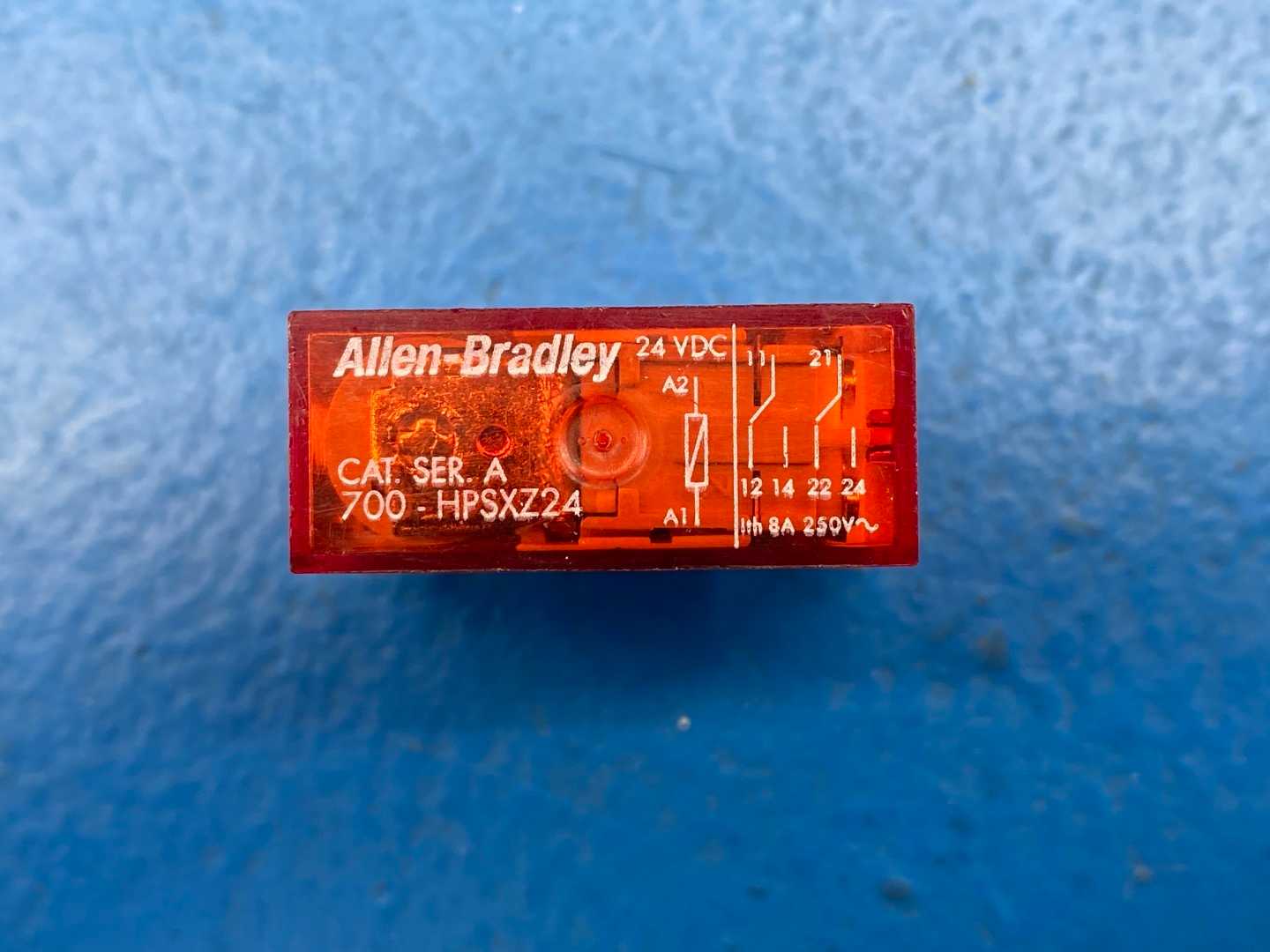 Allen-Bradley 700-HPSXZ24 General Purpose PCB Pin Style Safety Control Relay 8A 24V DC Series A