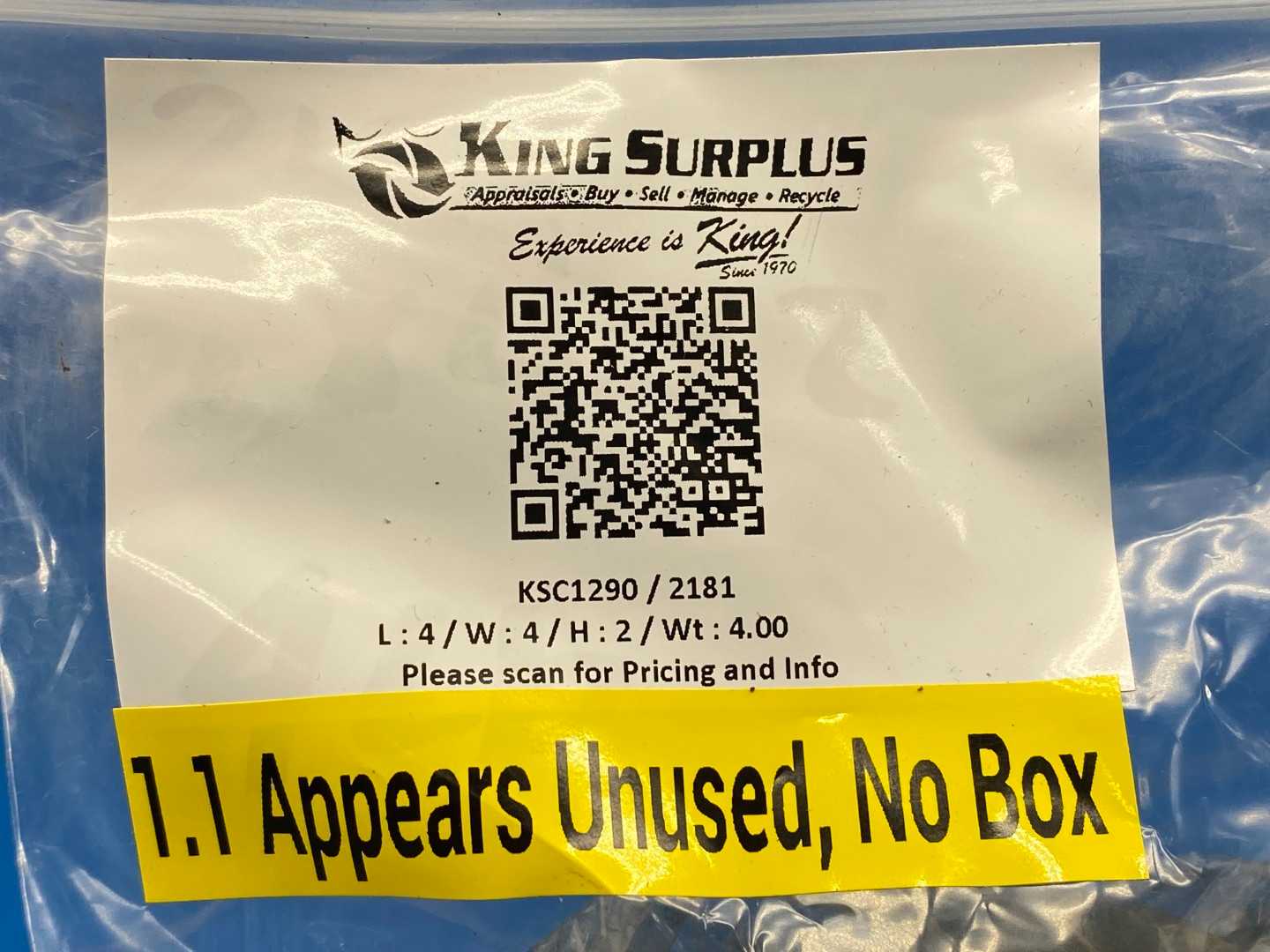 KML 5310RS (5310-2RS) Ball Bearing 4.33" OD x 1.97" Bore x 1.75" Width (110mm x 50mm x 44.4mm)