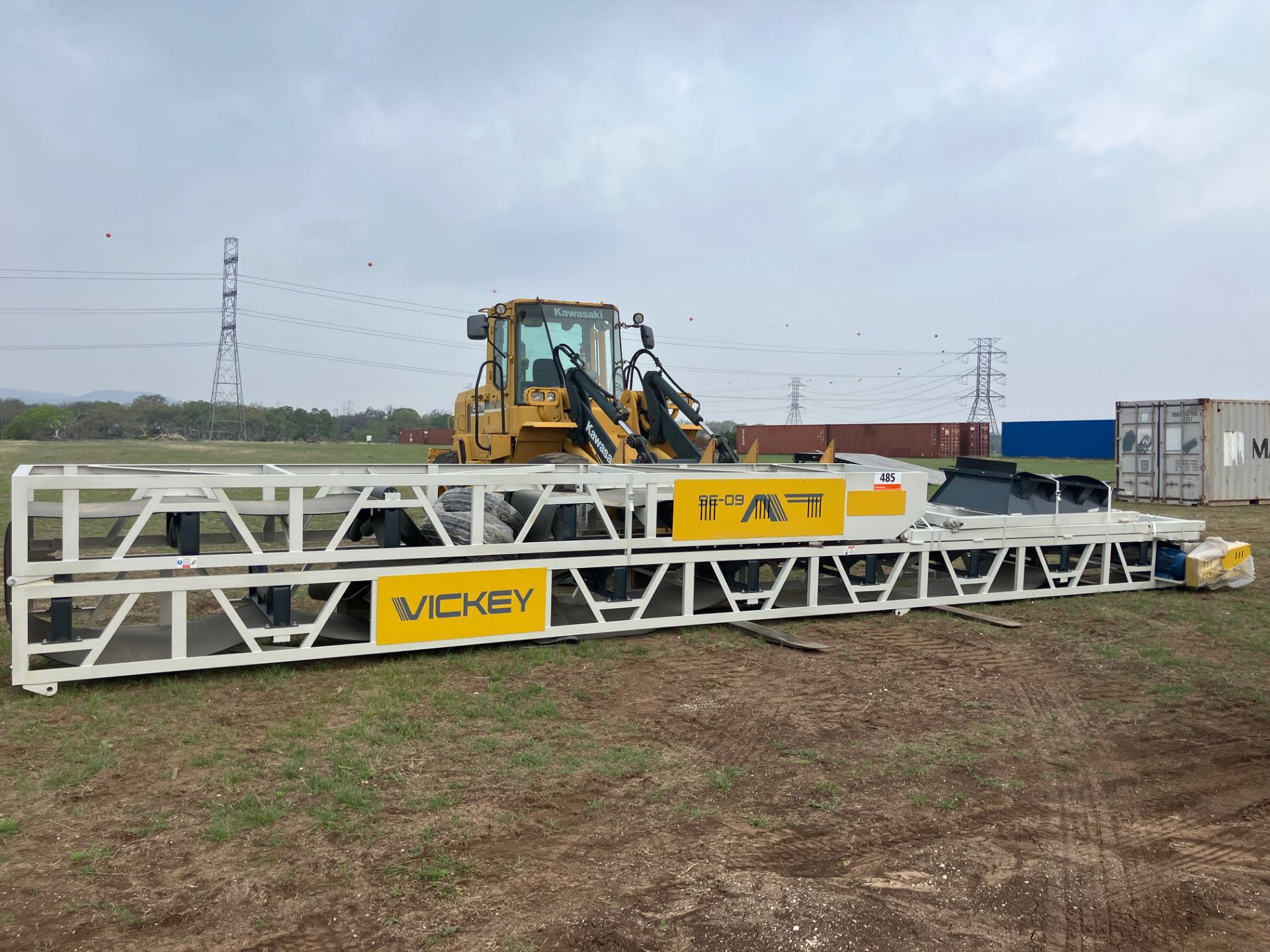 2025 Vickwest PRS36-60 36" x 60' Portable Conveyor