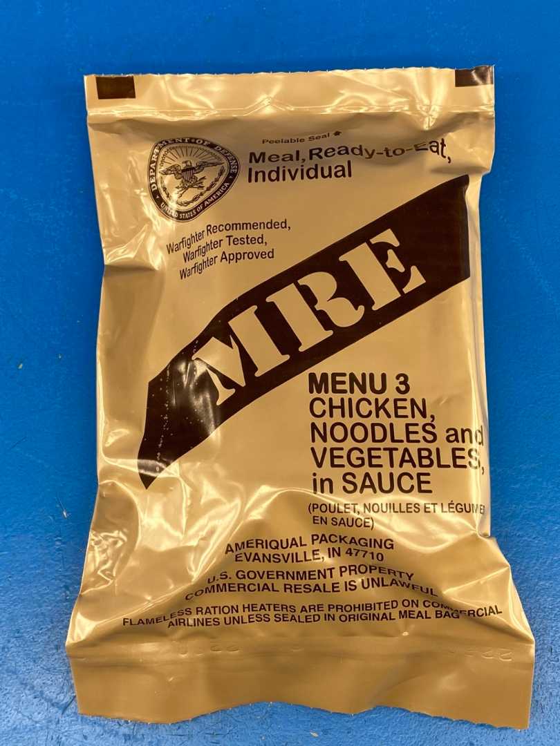 2025 MRE (12 PACK) U.S. Military Genuine Ready to Eat Meals (1 Case) Case A&B (Varies) 2025 Expiration