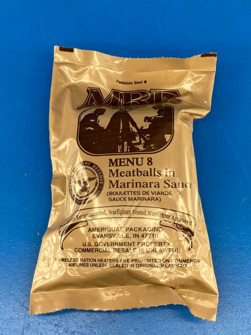 2025 MRE (12 PACK) U.S. Military Genuine Ready to Eat Meals (1 Case) Case A&B (Varies) 2025 Expiration