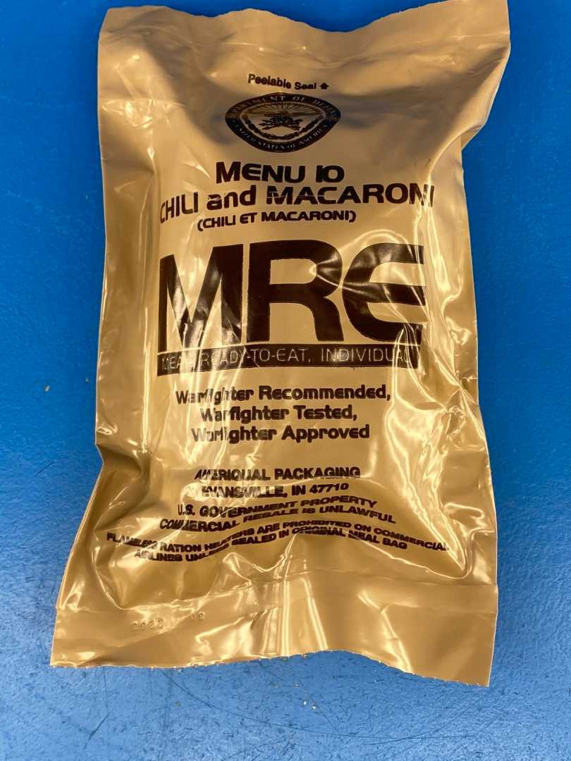 2025 MRE 1 Pallet 48 Cases (12 meals per case) MRE U.S. Military Ready to Eat Meals (1 Pallet) Case A&B  2025 Expiration