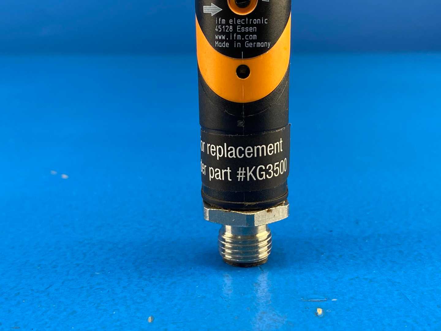 ifm electronic KG3500, Capacitive Sensor, 10-30V DC, PNP/NPN, IP67, 6mm sensing range, M12 connector (Missing parts