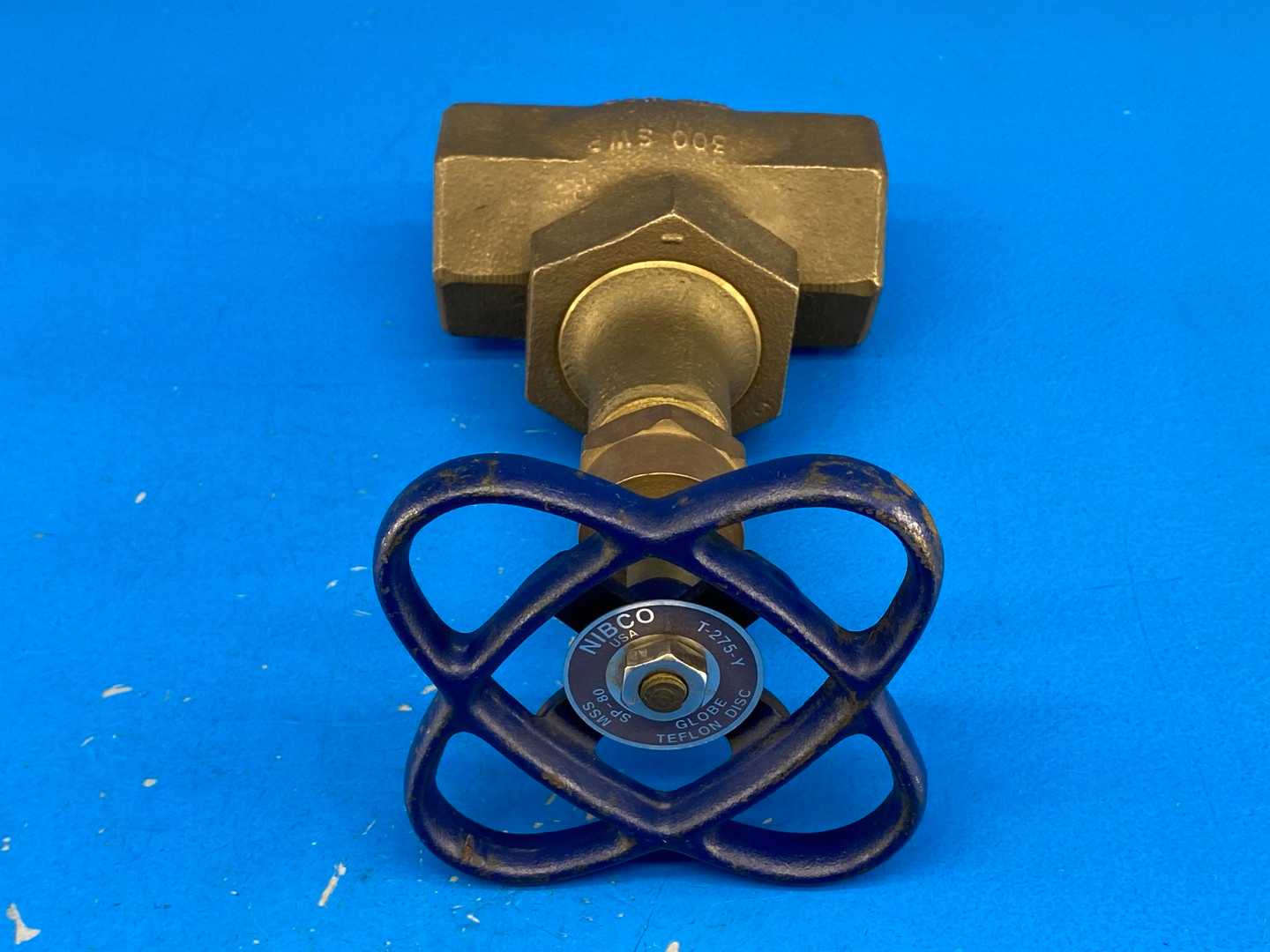 NIBCO T-275-Y 1" Globe Valve Bronze Class 300 PTFE Disc T--Female NPT Thread (FIPT) MSS SP-80