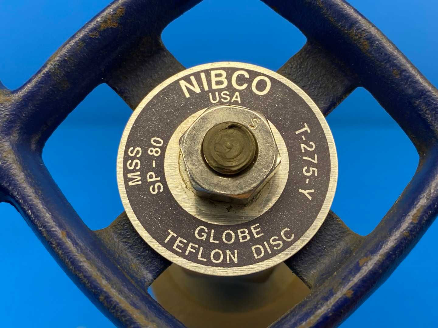 NIBCO T-275-Y 1" Globe Valve Bronze Class 300 PTFE Disc T--Female NPT Thread (FIPT) MSS SP-80