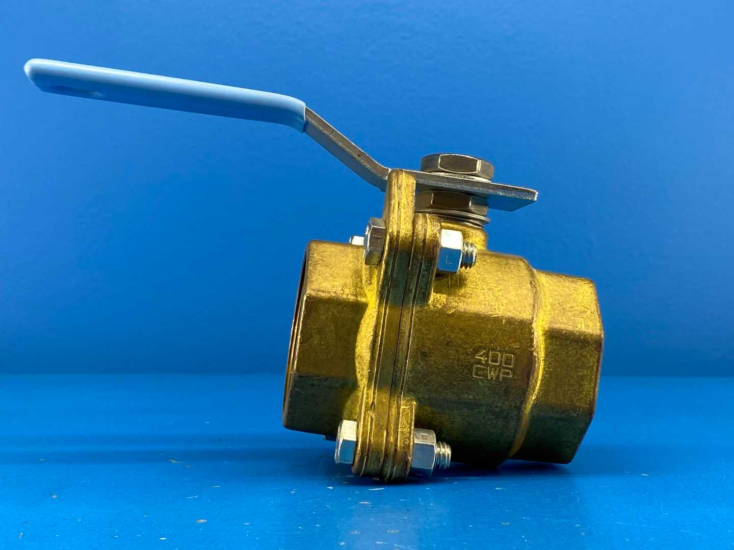 Jamesbury 2-211136TTC0 2" Brass Clincher Ball Valve 400 CWP