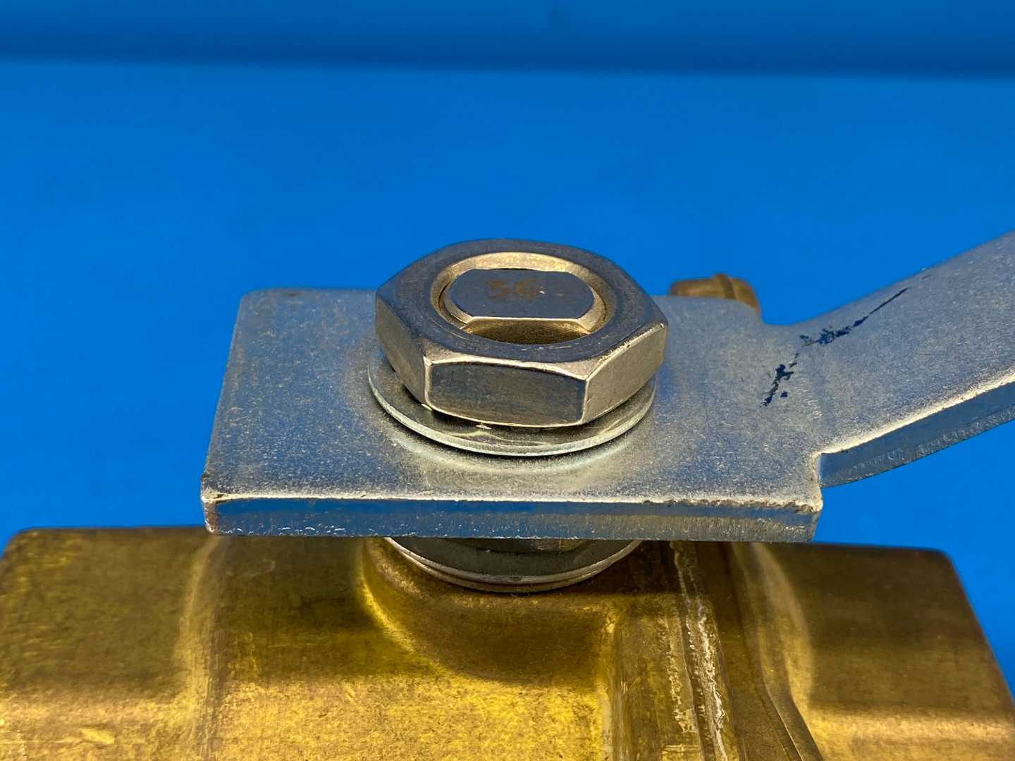 Jamesbury 2-211136TTC0 2" Brass Clincher Ball Valve 400 CWP
