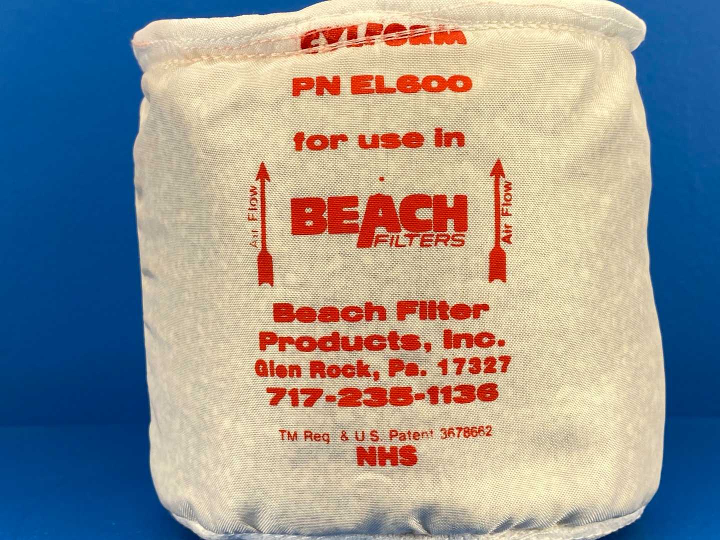 Beach Filters CYLFORM "EL600" Desiccant Element Filter