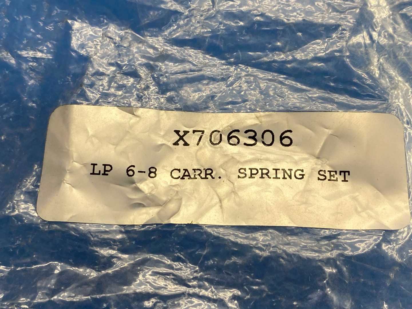 Vacuum Research LP-6 & LP-8 X7061306 (X706306) Valve Carriage Return Spring Set