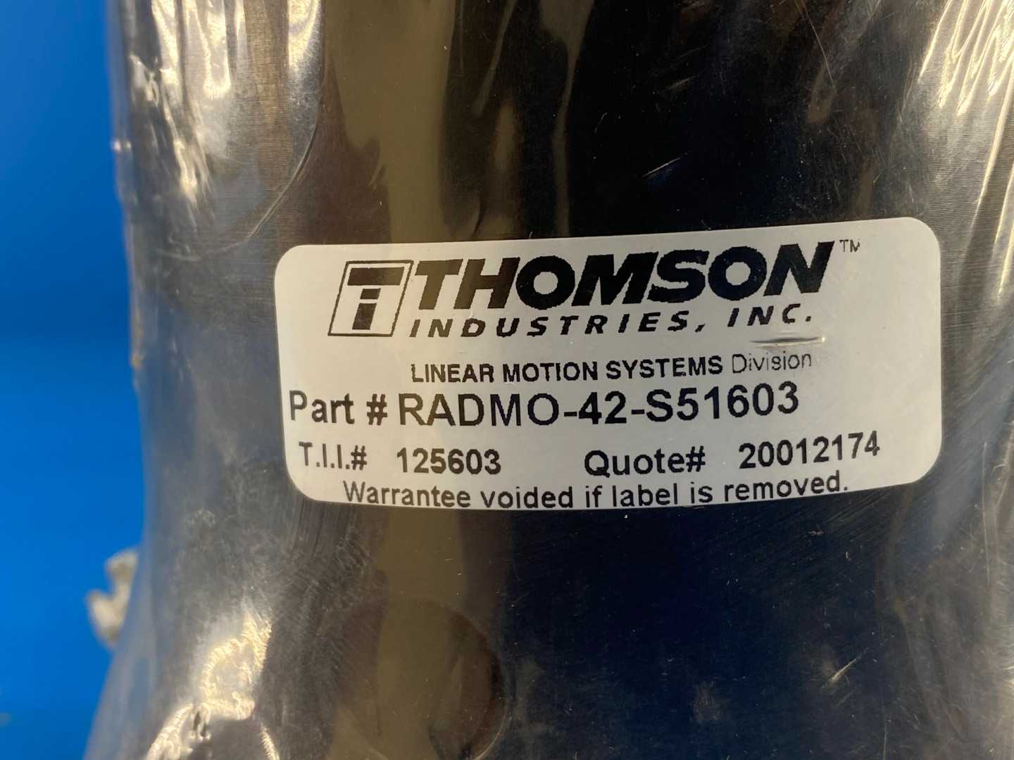 Thomson Industries RADMO-42-S51603 Radial Mount Stepper Motor
