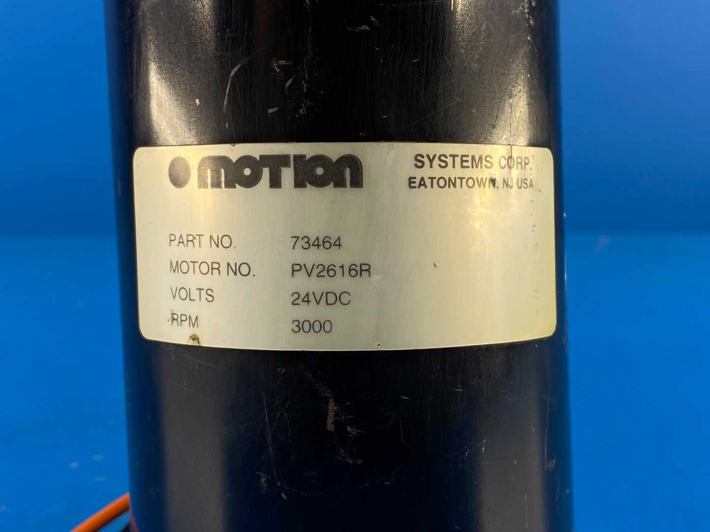 Motion Systems 73464 DC Gearmotor PV2616R with Actuator Output Shaft 24VDC 3000RPM
