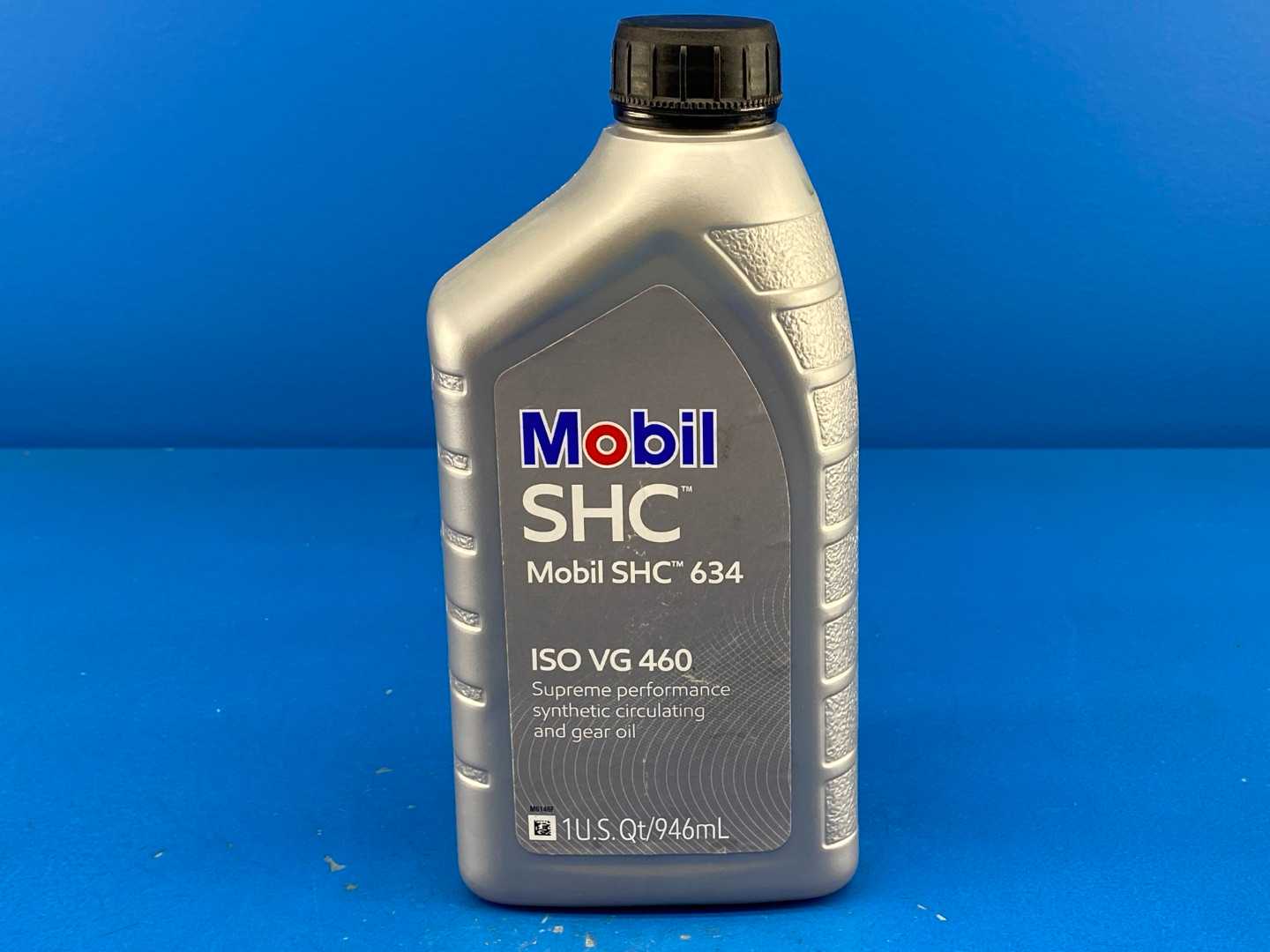 Mobil SHC 634, ISO VG 460 Synthetic Circulating and Gear Oil, 1 Qt/946mL