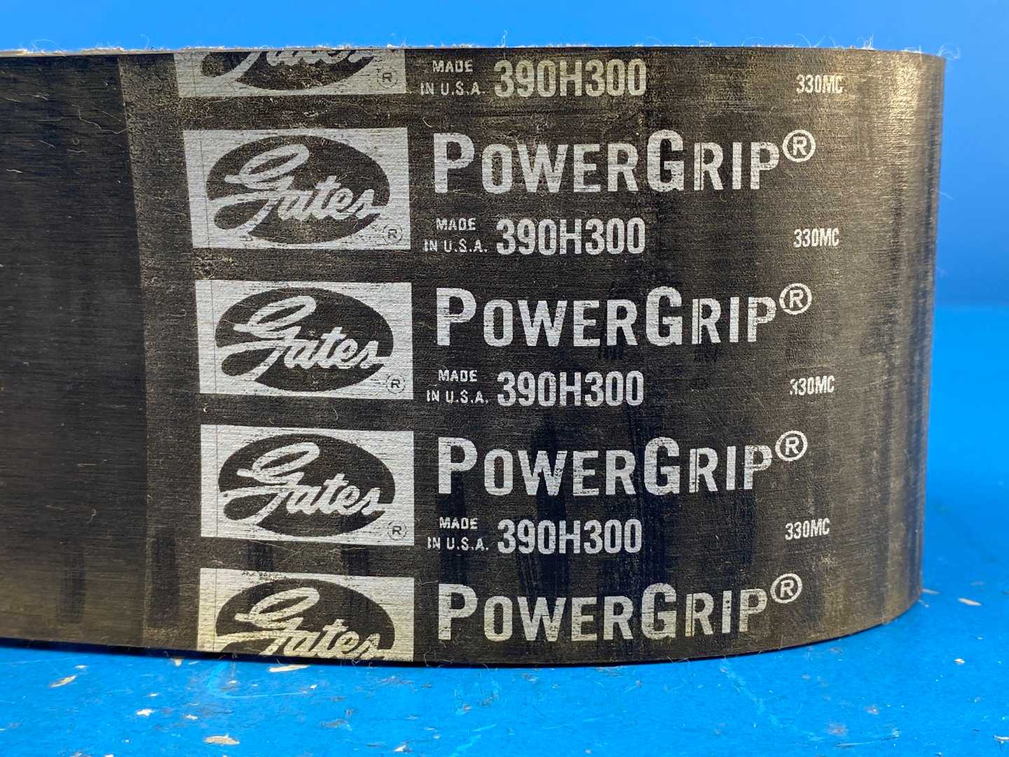 Gates 390H300 PowerGrip Industrial Timing Belt - H - Heavy Duty, 0.500" Pitch, 3.00"Width, 78 Teeth, 