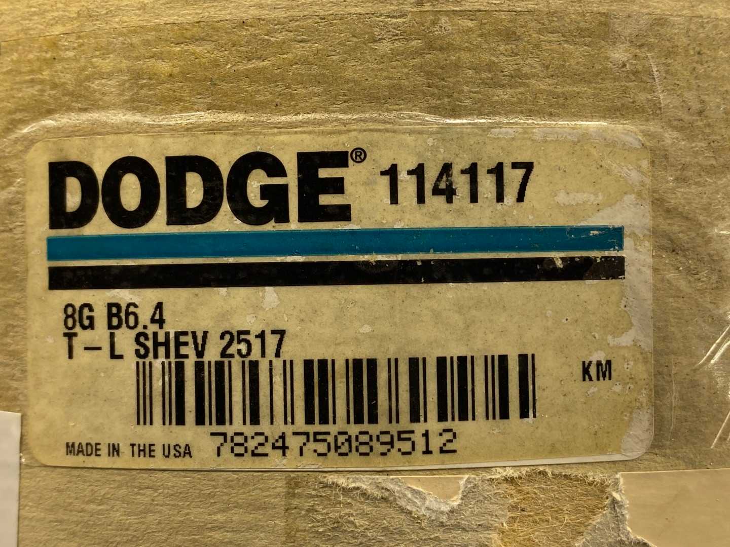 Dodge 8G B6.4 (114117) 8 Groove Sheave Pulley, Taper-Lock 2517 6.76" Dia Pitch, 6-1/4" W Face