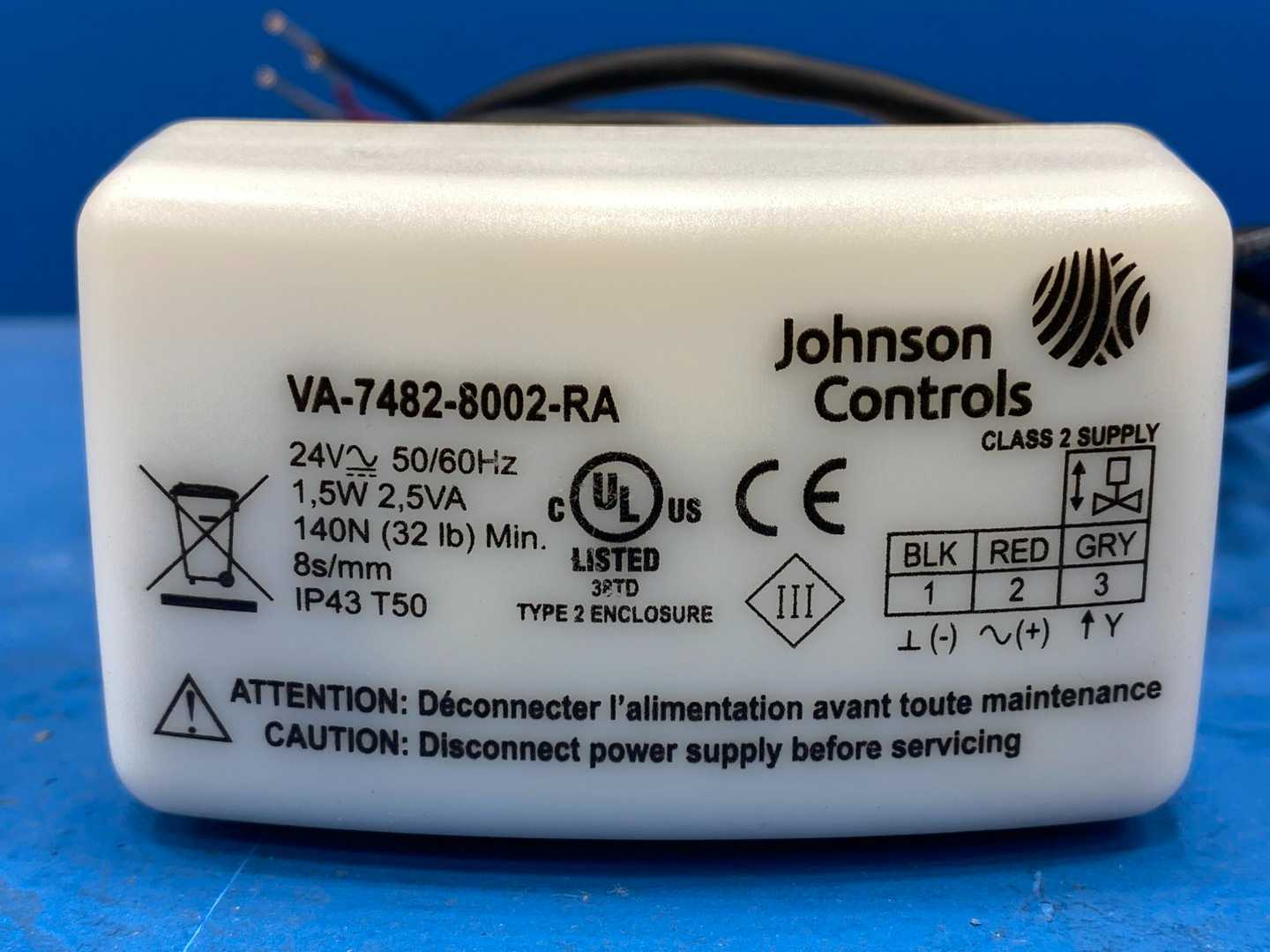 Johnson Controls VA-7482-8002-RA
