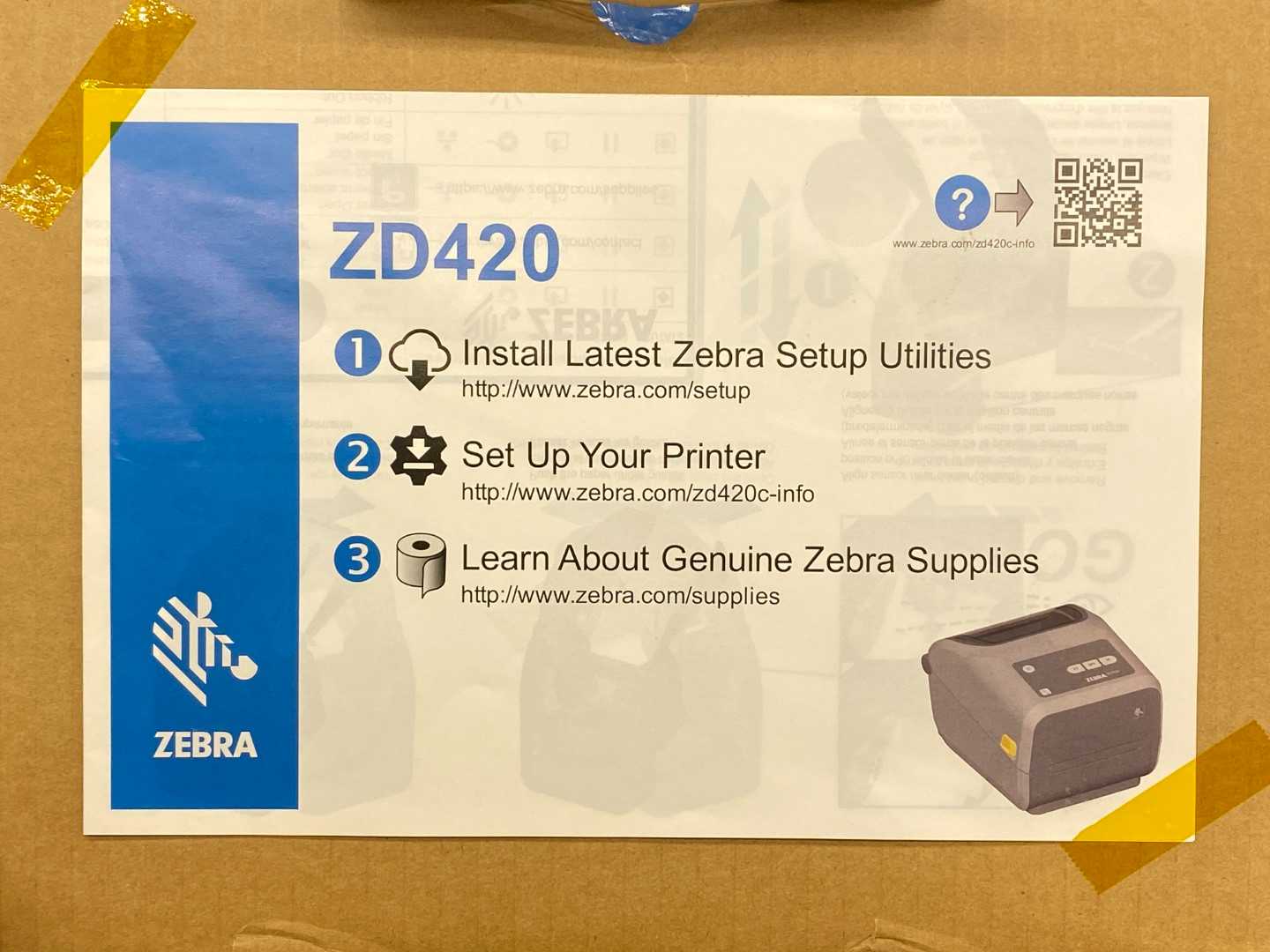 ZEBRA ZD420 Thermal Transfer Printer