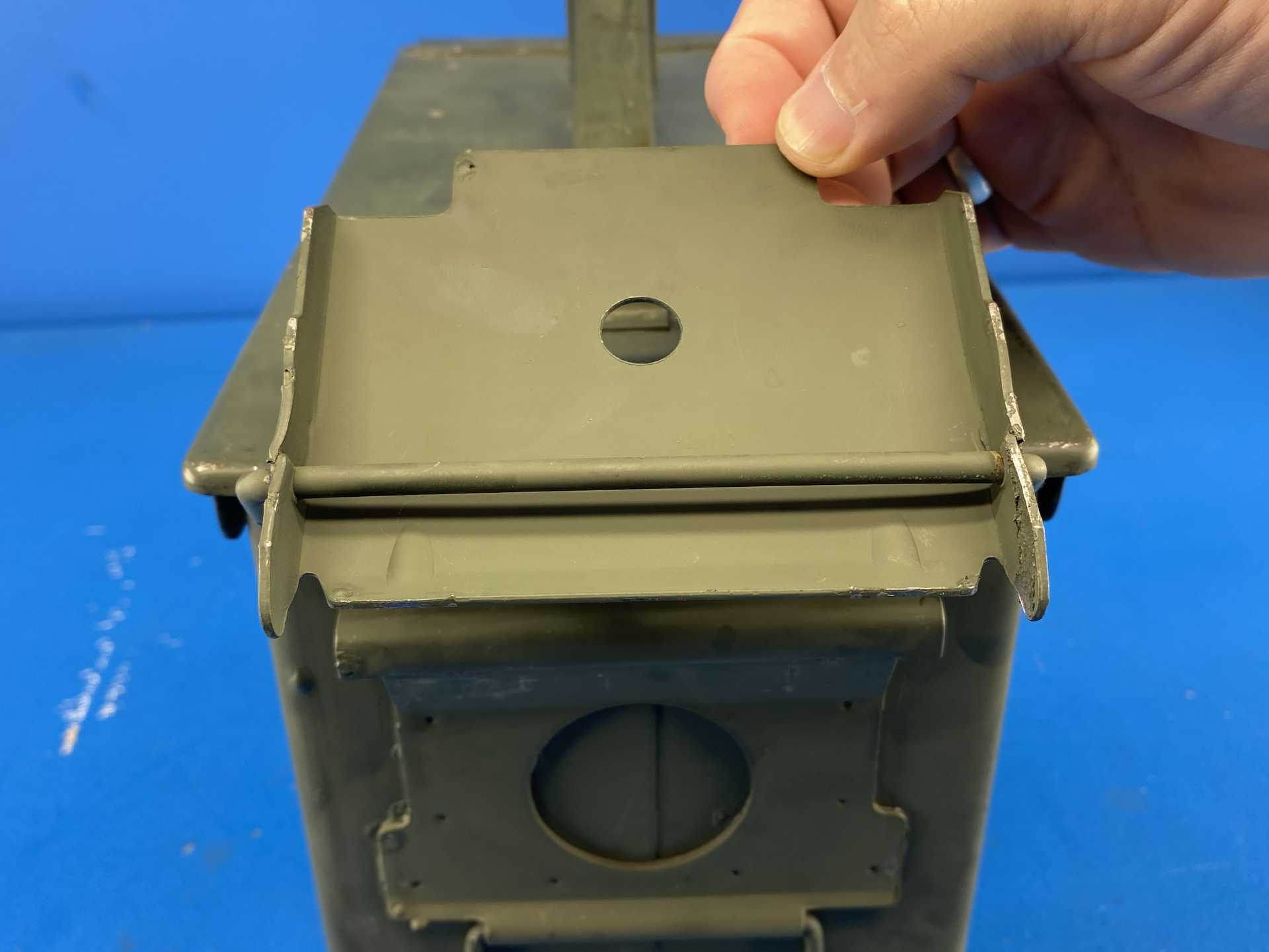 U.S. Military Surplus M2A2 Ammo Can (Pack of 2) 50 Cal | Cleaned & Lubed | Watertight Seal | Good Hinges | Made by SCF