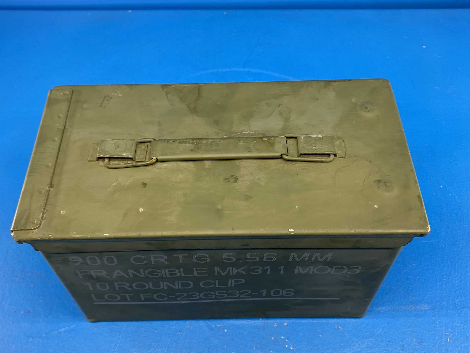 U.S. Military Surplus M2A2 Ammo Can (Pack of 2) 50 Cal | Cleaned & Lubed | Watertight Seal | Good Hinges | Made by SCF