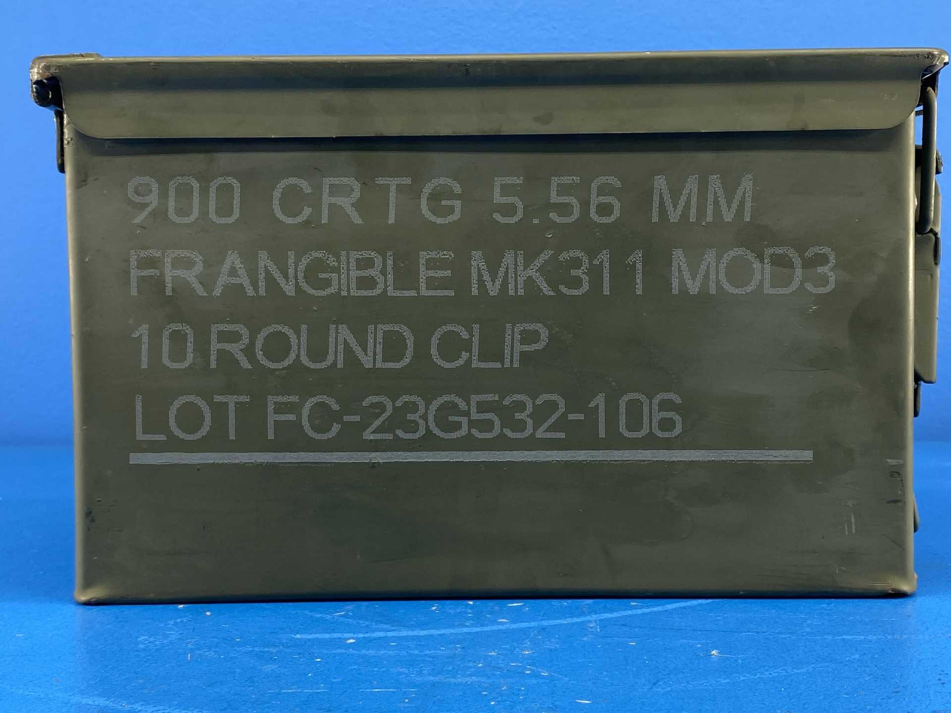 U.S. Military Surplus M2A2 Ammo Can (Pack of 2) 50 Cal | Cleaned & Lubed | Watertight Seal | Good Hinges | Made by SCF