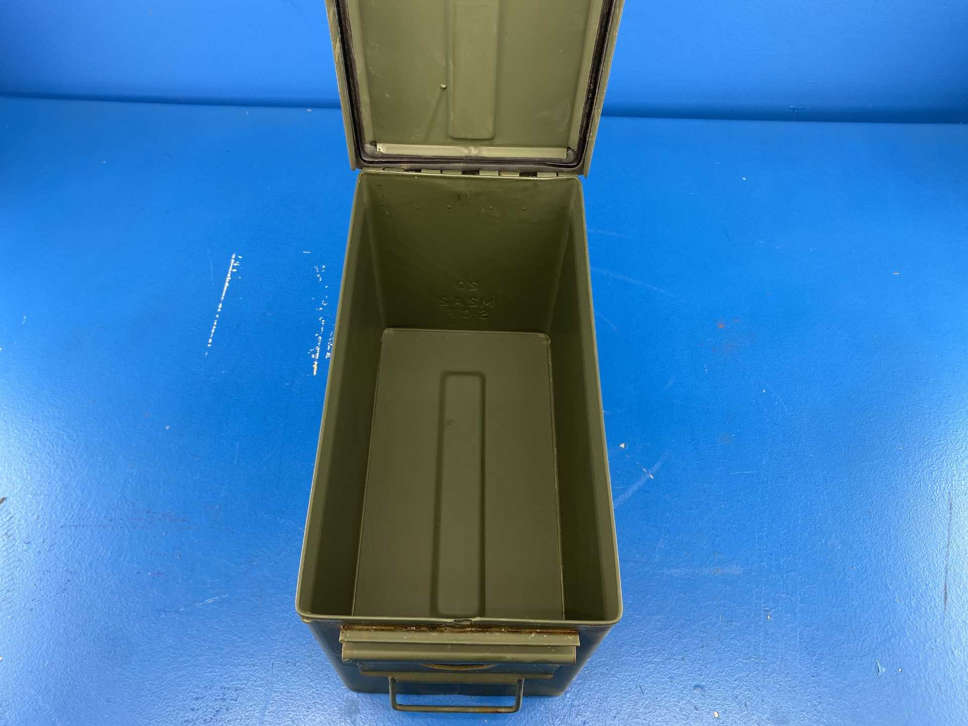 U.S. Military Surplus M2A2 Ammo Can (Pack of 2) 50 Cal | Cleaned & Lubed | Watertight Seal | Good Hinges | Made by SCF