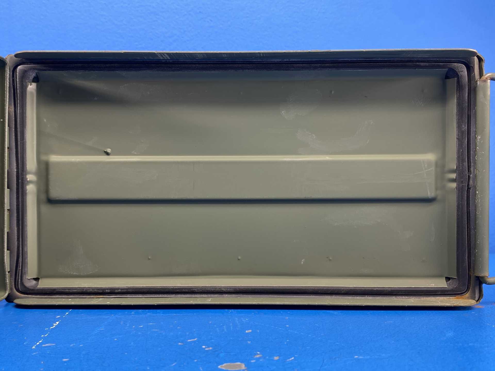 U.S. Military Surplus M2A2 Ammo Can (Pack of 2) 50 Cal | Cleaned & Lubed | Watertight Seal | Good Hinges | Made by SCF