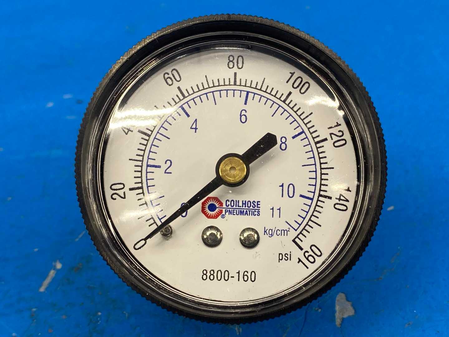 Coilhose Pneumatics 8808GK, 1" Regulator, Tamperproof w/ Gauge