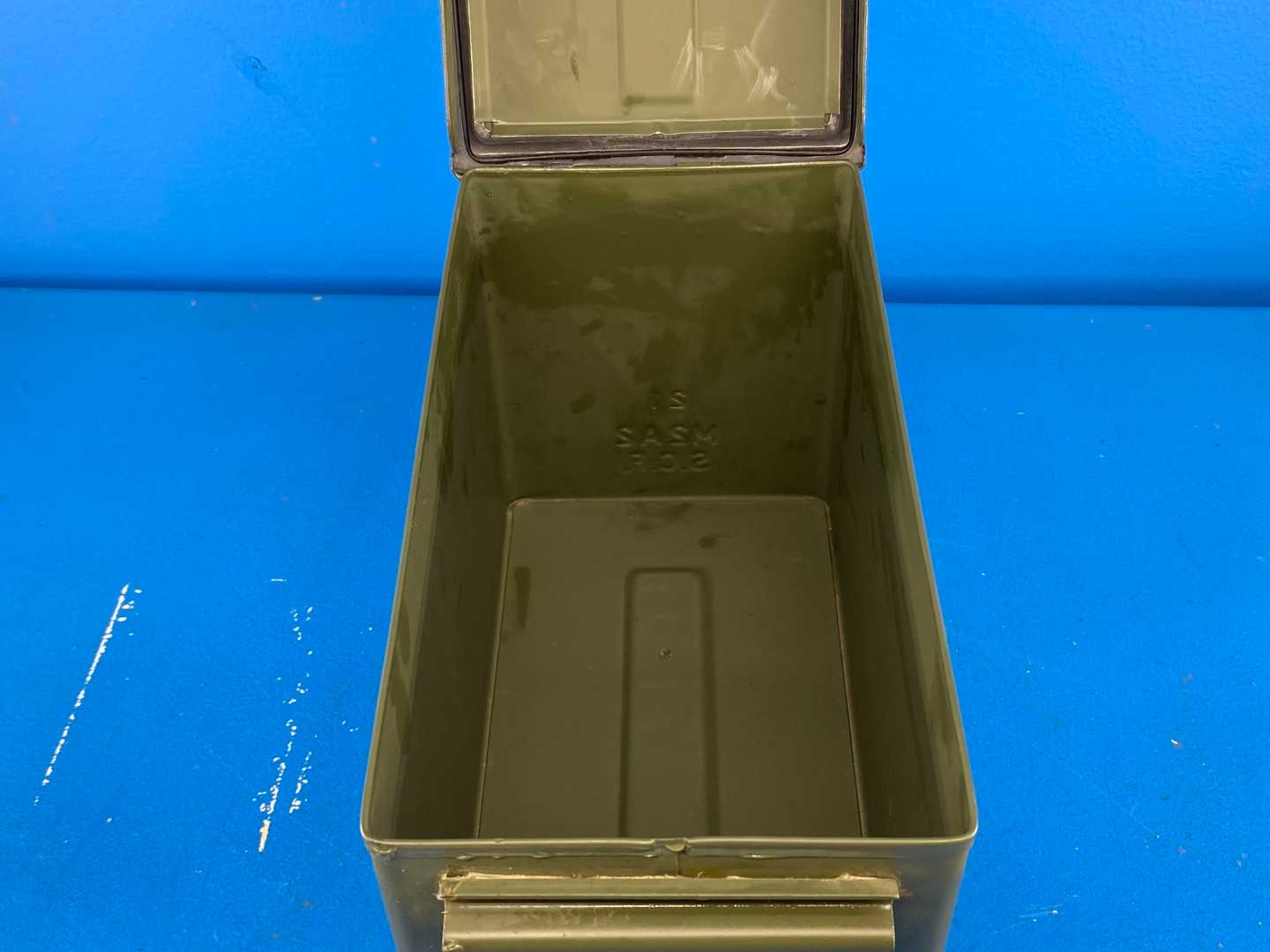 Pack of 2 - Ammo Can U.S. Military Surplus AA16(Stamped) 9mm Frangible (Stencil) Grade 1