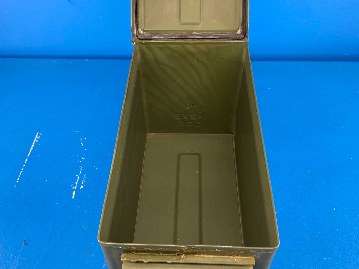 Pack of 2 - Ammo Can U.S. Military Surplus MK254 MOD 0 (Stamped) 9mm (Yellow Stencil) Grade 3