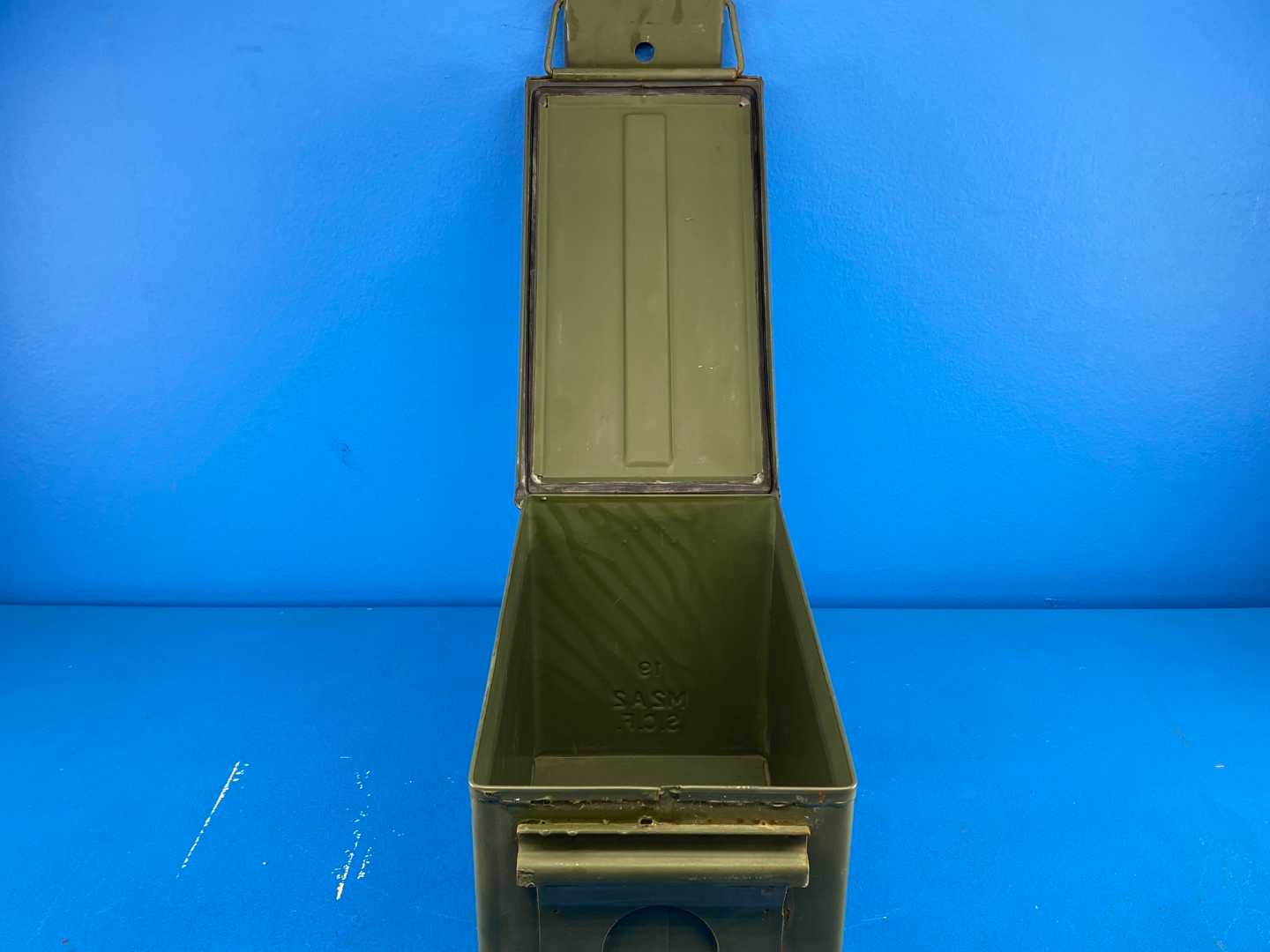 Pack of 2 - Ammo Can U.S. Military Surplus MK254 MOD 0 (Stamped) 9mm (Yellow Stencil) Grade 3